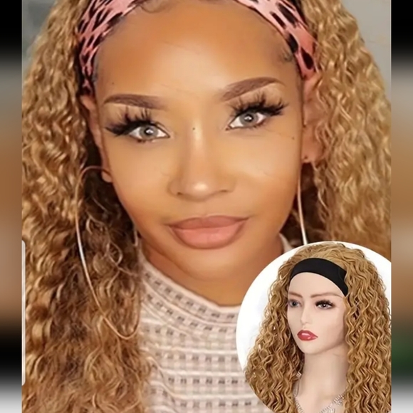 Headband Wig Bombshell Blonde - Picture 2 of 2